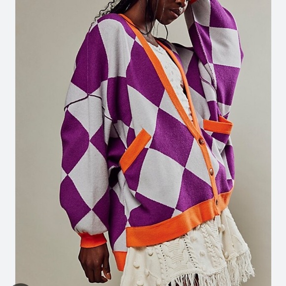 NEW FREE PEOPLE WE THE FREE MANNY CARDI CARDIGAN SWEATER OVERSIZED SMALL - Picture 12 of 12